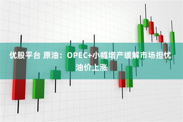 优股平台 原油：OPEC+小幅增产缓解市场担忧 油价上涨